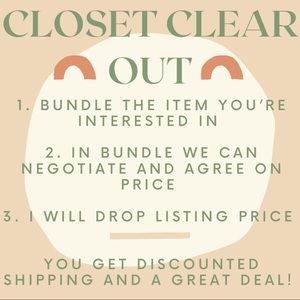 Closet Clear Out Time!!! 💵💰📬 Examples of items in my closet pictured!